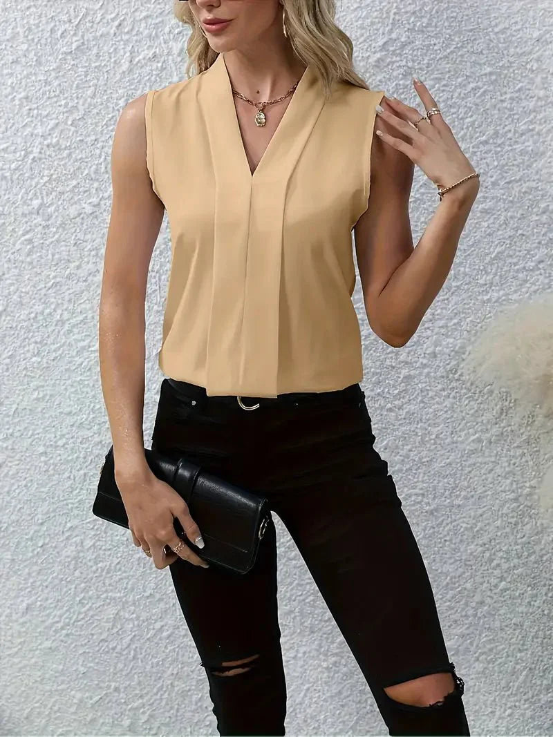 Violette | Casual Top met V-Hals