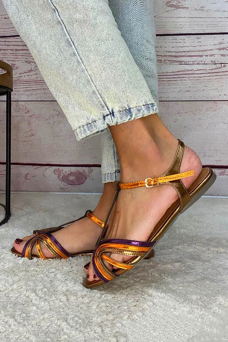 Viviana | Sandalen in mediterrane kleuren