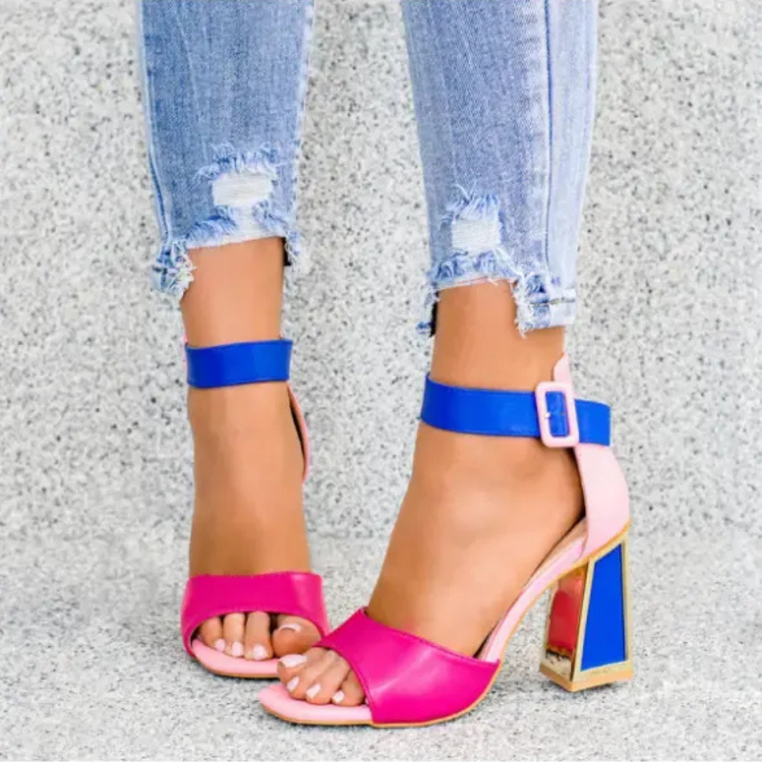 Allison Colorful Heeled Sandals