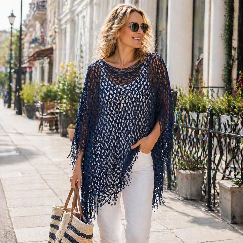 Mila™ | Zomerkleding van metallic haakwerk – Licht, luchtig & Een eenvoudige en stijlvolle zomeroutfit