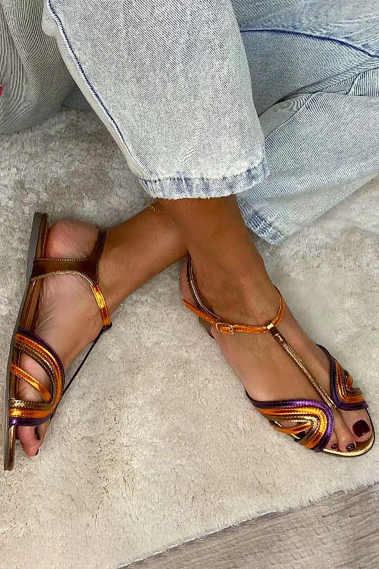 Viviana | Sandalen in mediterrane kleuren