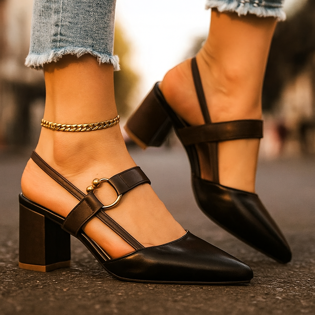 Mirella Heels with Ring