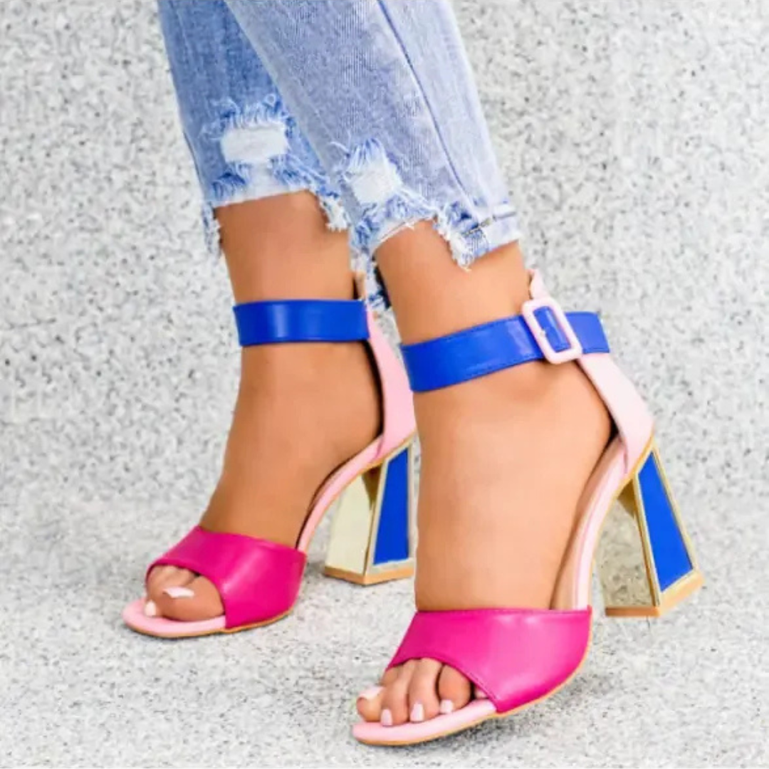 Allison Colorful Heeled Sandals