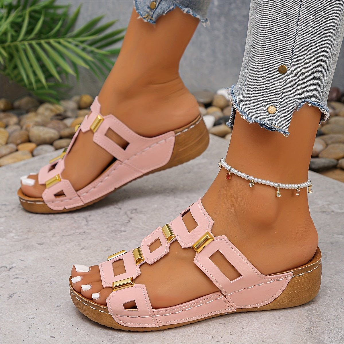 Melanie - non-slip orthopedic sandals with thick soles