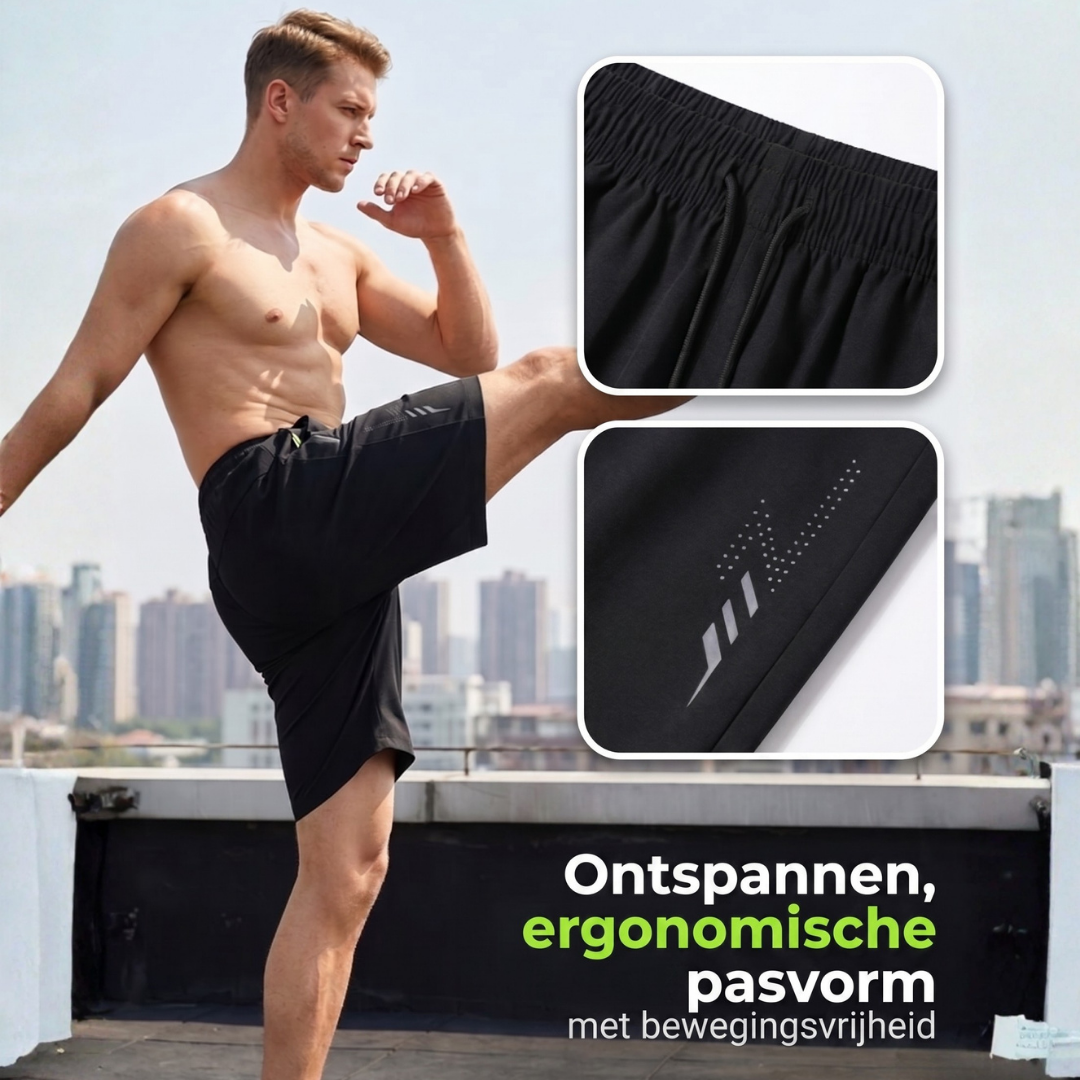 Bram | Sneldrogende sportshorts voor heren
