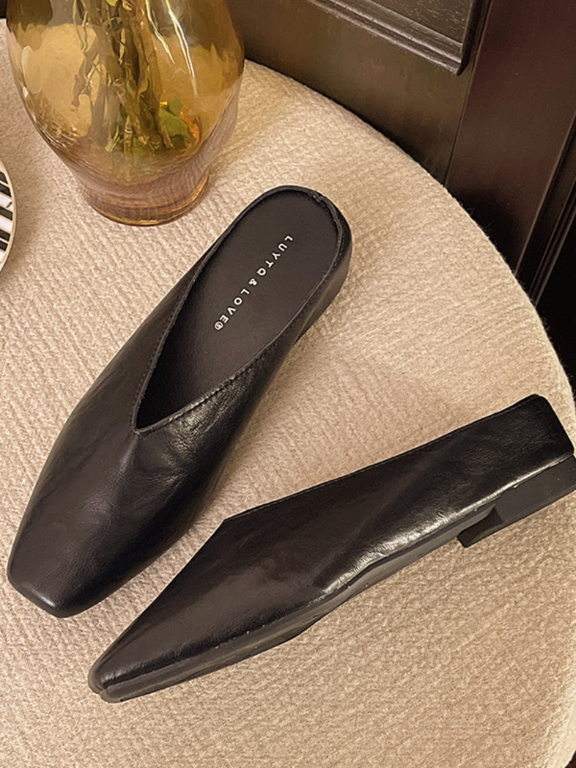 Vale | Leren Chique Platte Schoenen