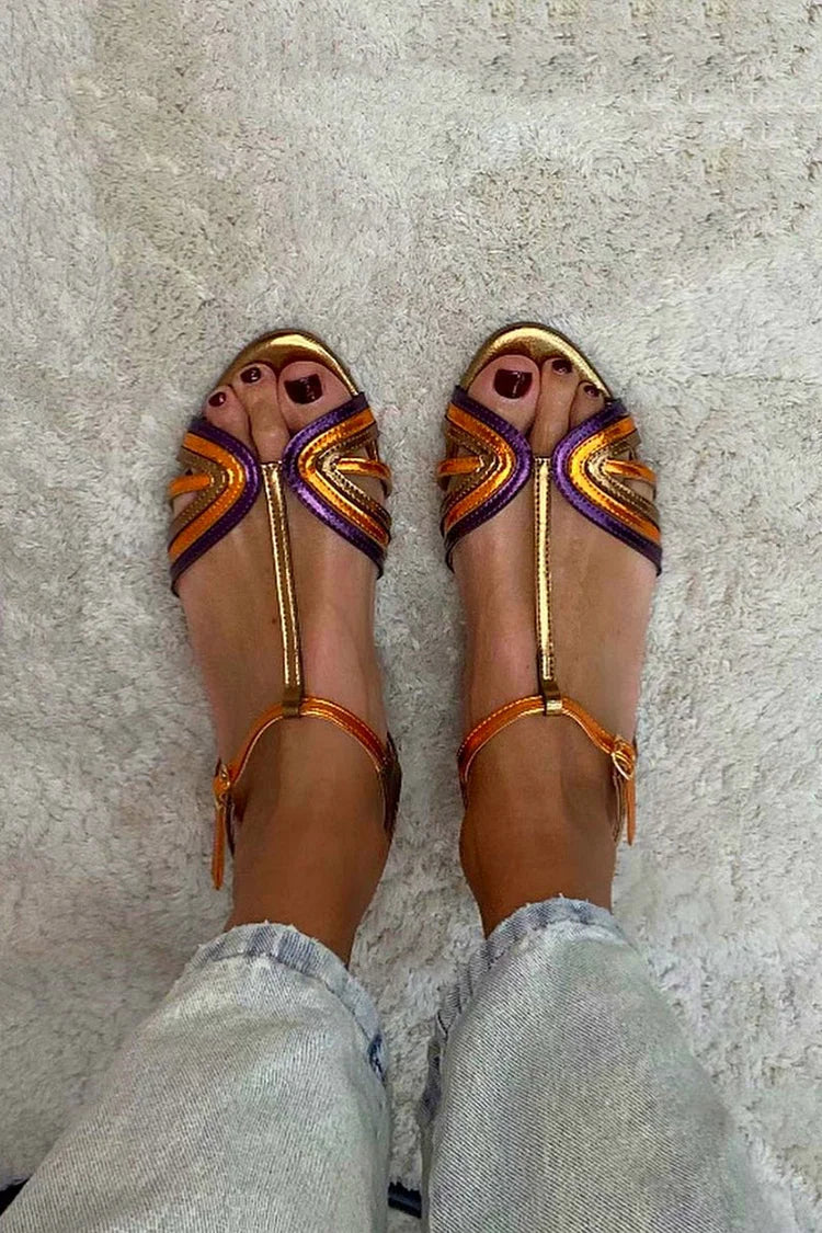 Viviana | Sandalen in mediterrane kleuren