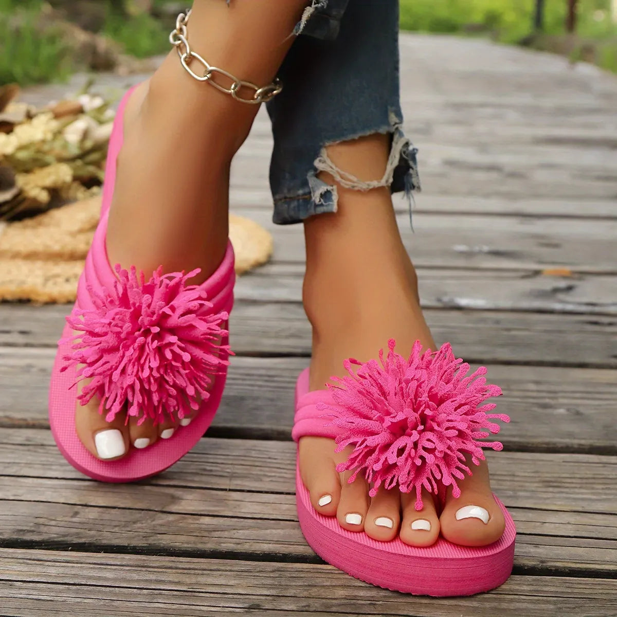 Noralle™ | Bloemenslippers voor dames
