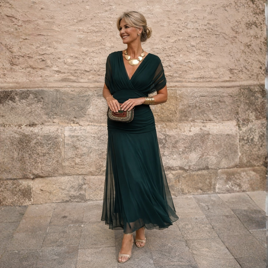 Lydia | Maxi-jurk met blote schouders