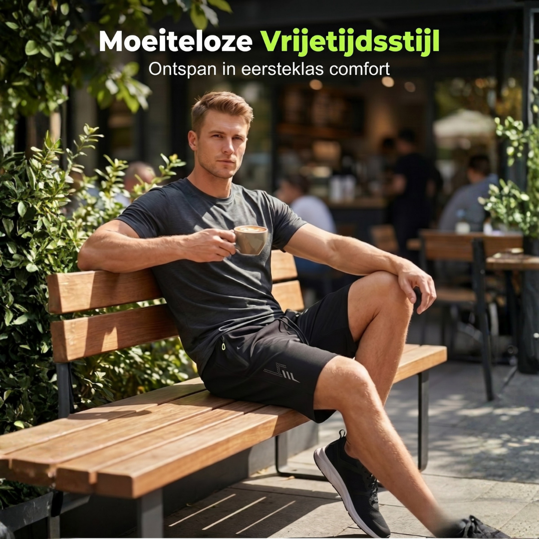 Bram | Sneldrogende sportshorts voor heren