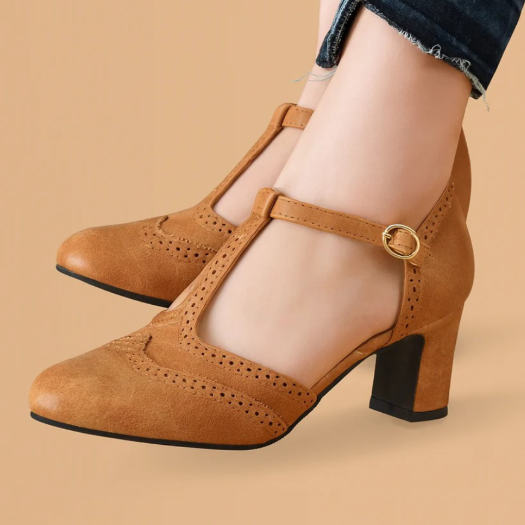 Chunky Medium Low comfortable Heels