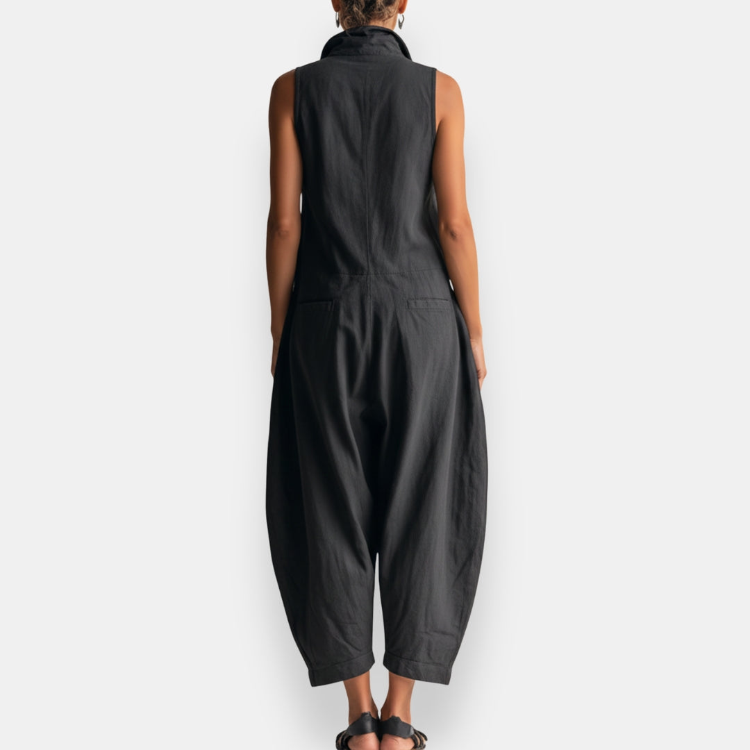 Geraldine | Oversized mouwloze jumpsuit