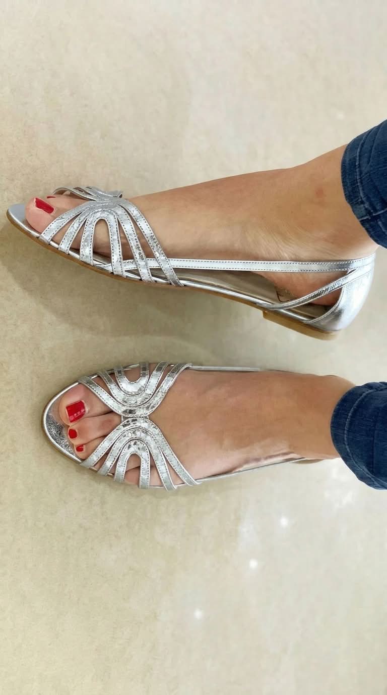 Éléonore | Gouden sandalen 'Zomerlicht'