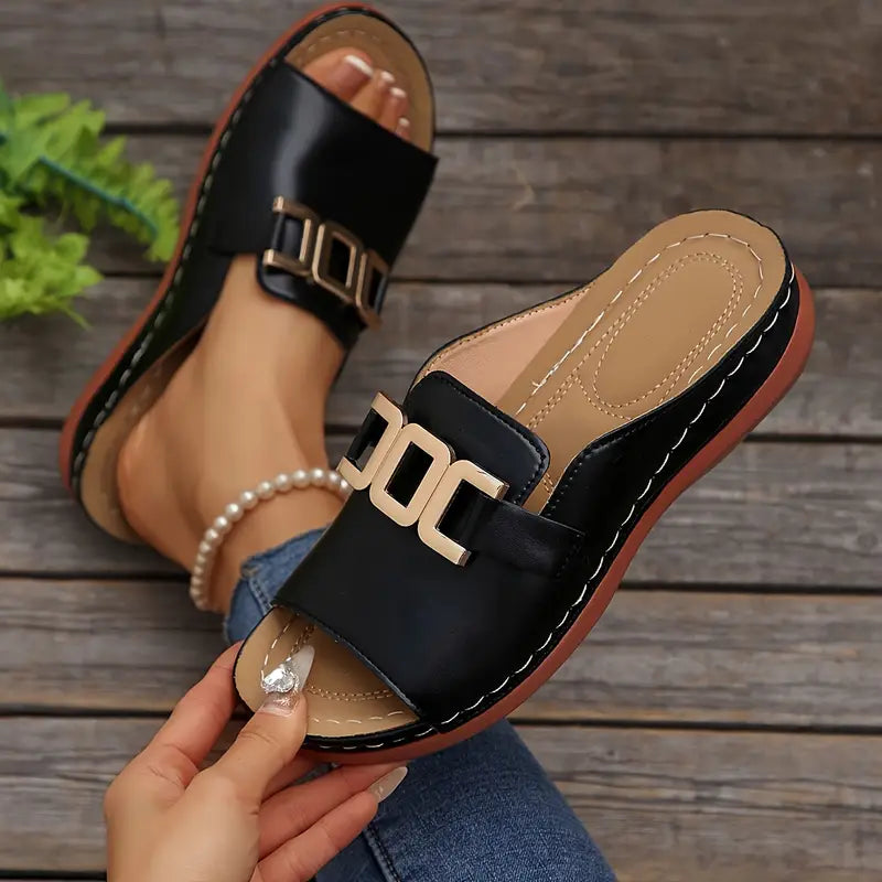Sarah - Comfortable women's wedge sandals