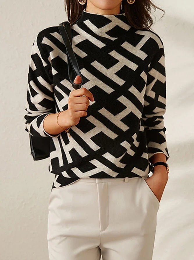Amelia Zachte gebreide pullover