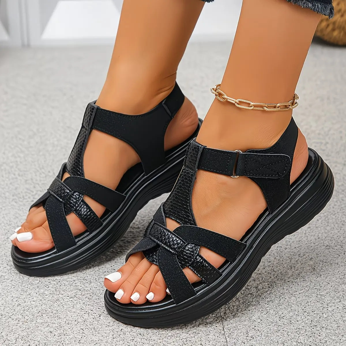 Velimie™ | Open teensandalen met plateauzool voor dames