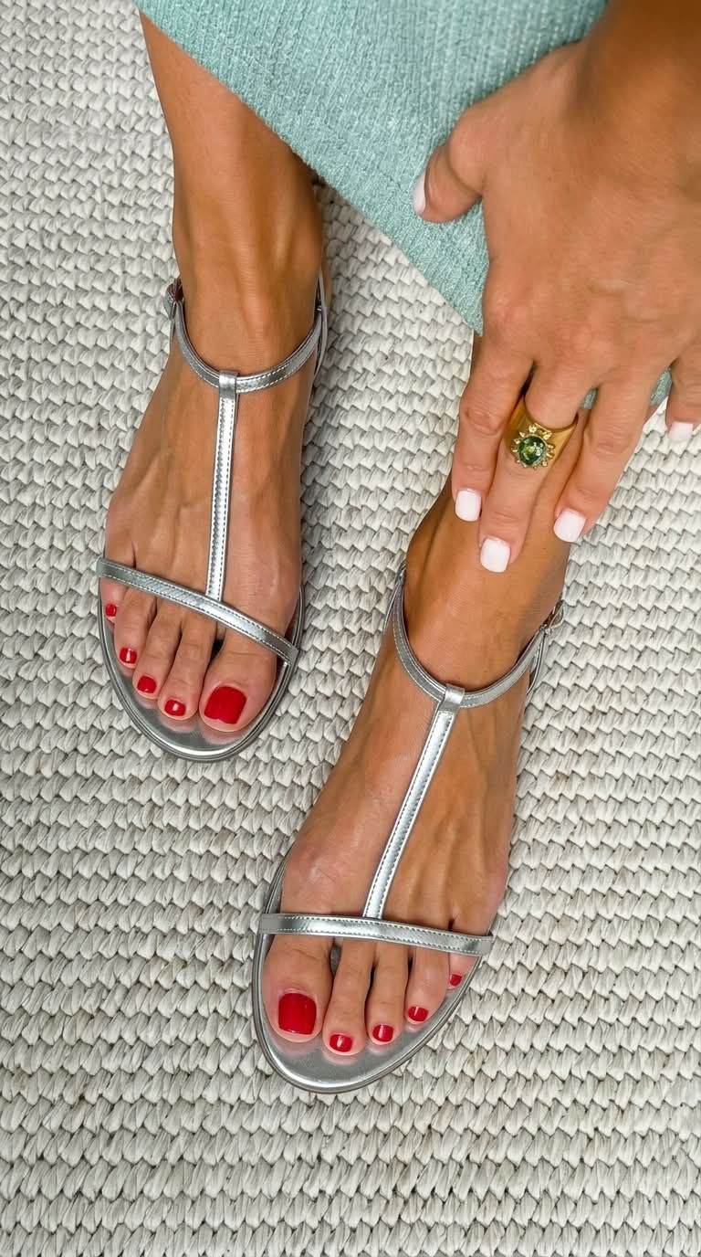 Rosalba | Gouden sandalen voor de lente