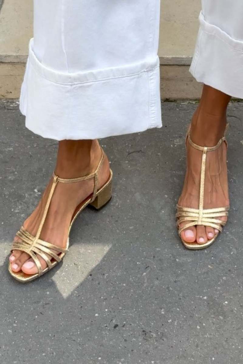 Allegra | Gouden sandalen: elegantie voor elke dag