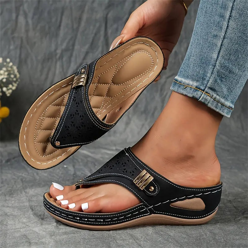 Élodie - Women's Wedge-Toe Sandals