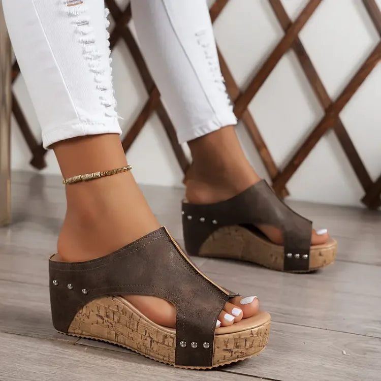 MELISSA - High-quality wedge sandals