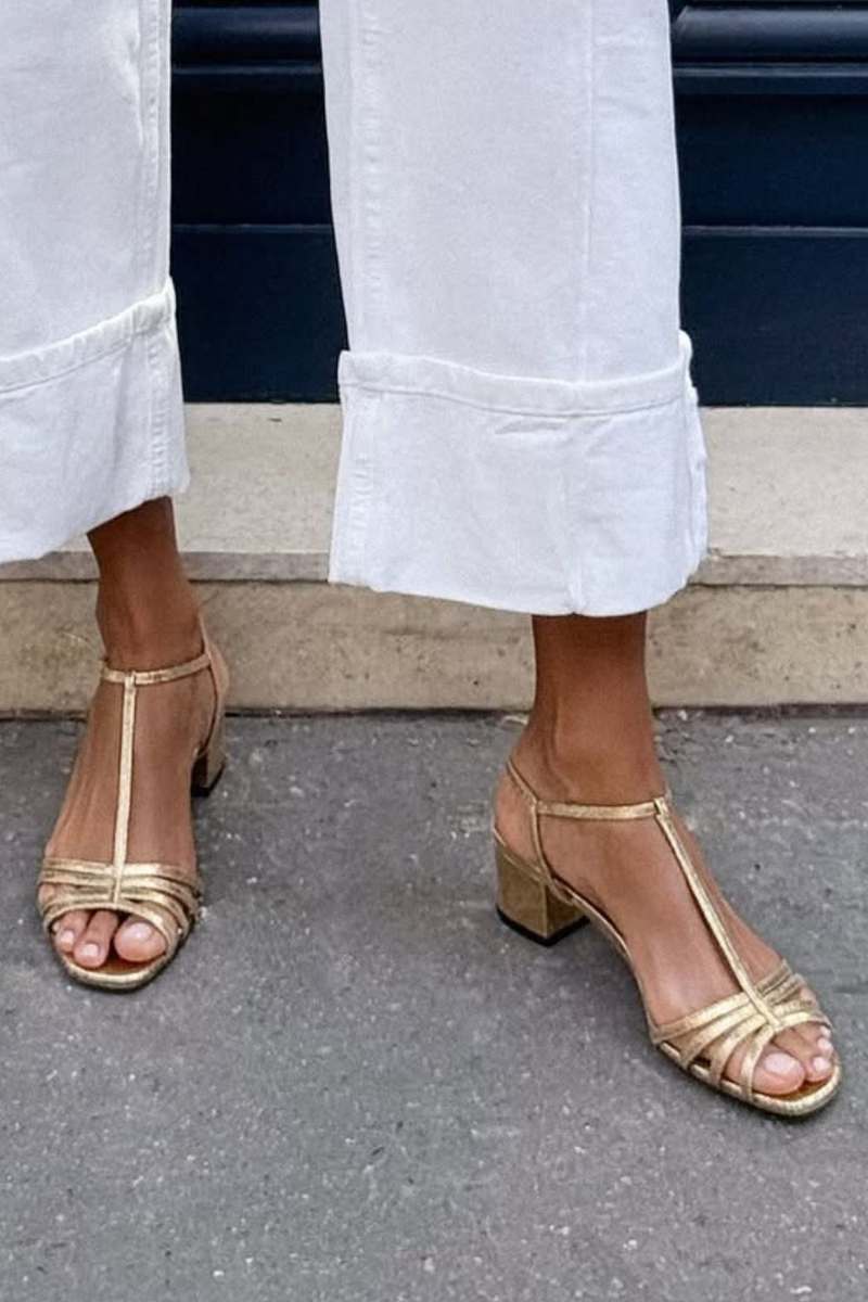 Allegra | Gouden sandalen: elegantie voor elke dag
