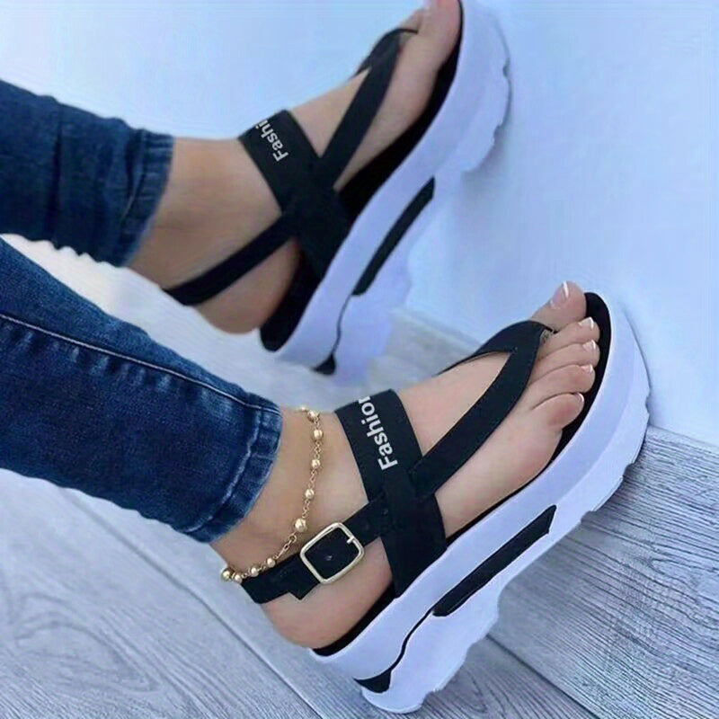 Susan - Orthopedic Platform Thong Sandals
