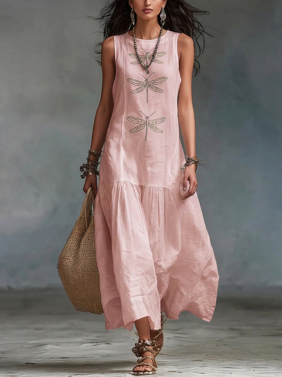 Geneva | Mouwloze maxi-jurk