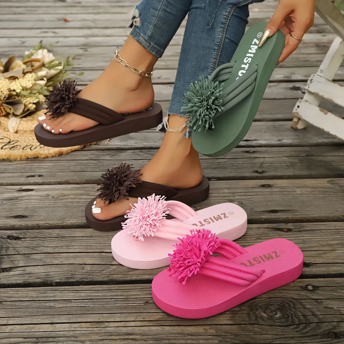 Noralle™ | Bloemenslippers voor dames