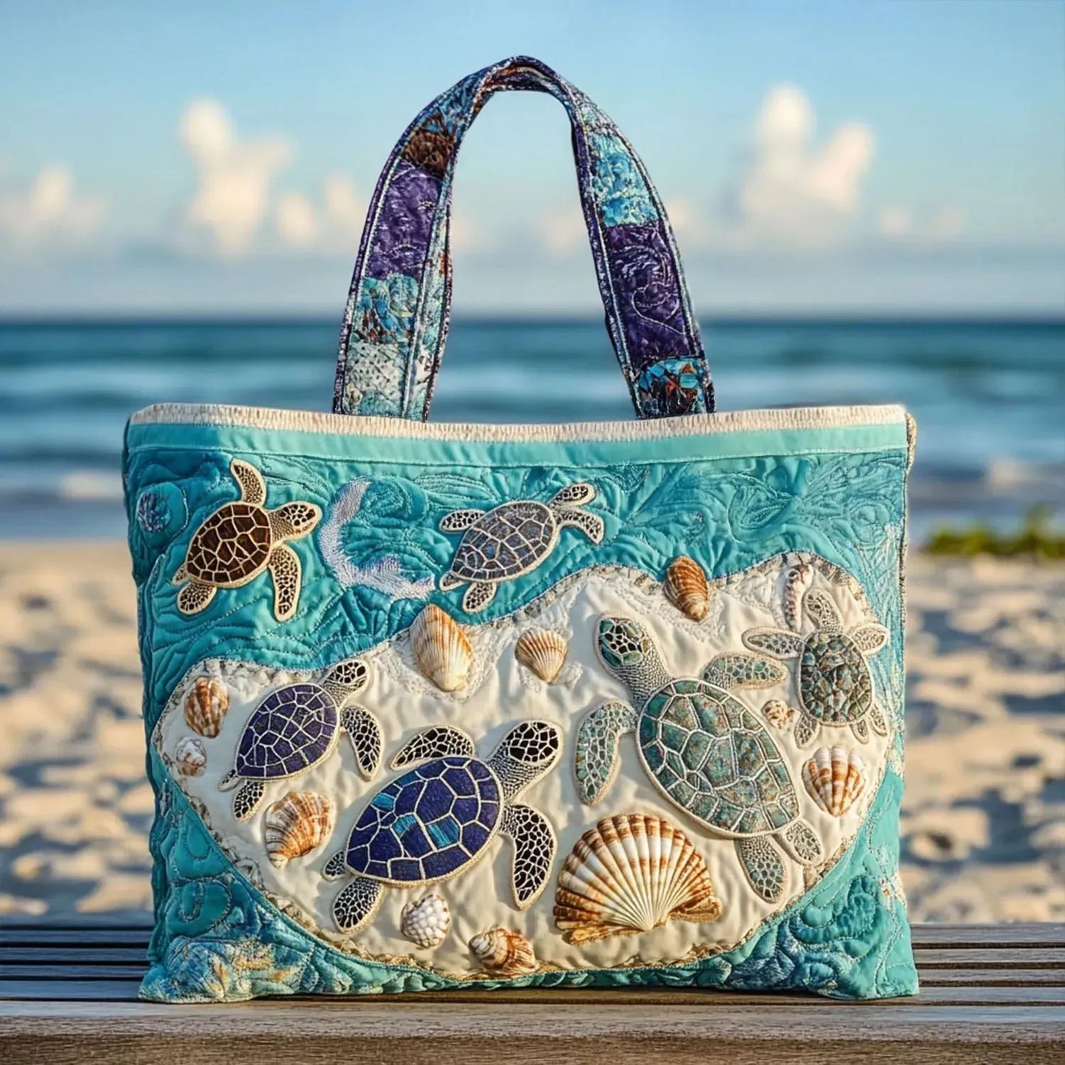 Handmade “Embrace” Turtle Bag