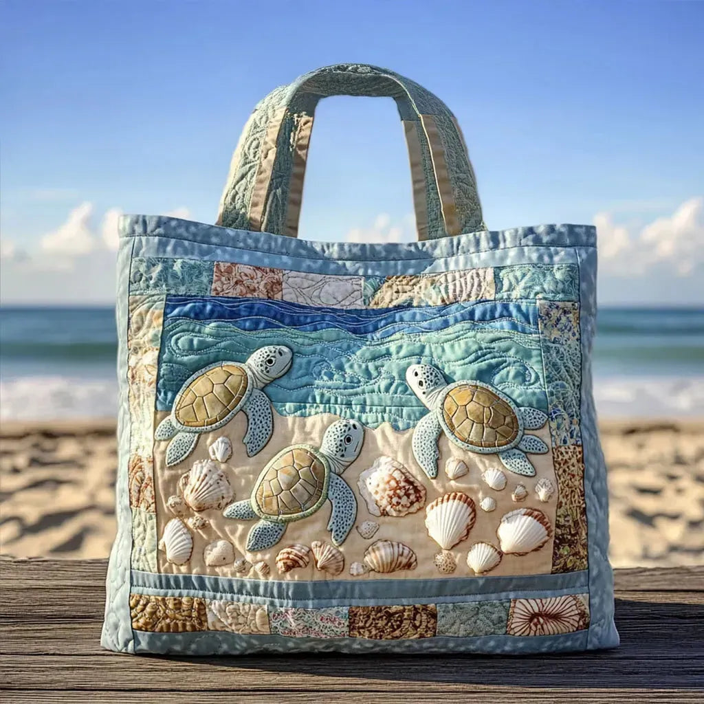Handcrafted Lined Bag in Tortoiseshell