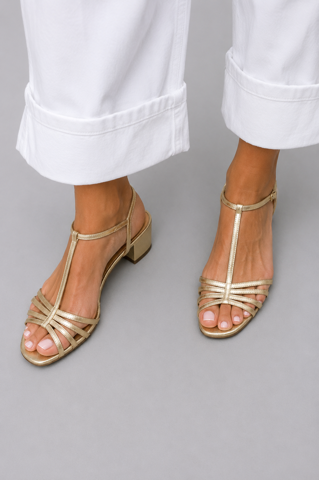 Allegra | Gouden sandalen: elegantie voor elke dag