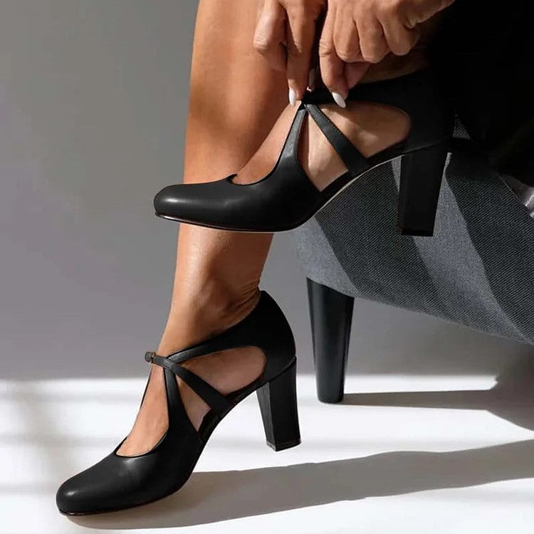 Jonna™ | Elegante Leder-Heels