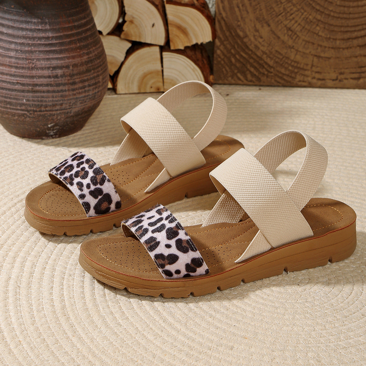 Ines™ | Orthopedische sandalen met dikke plateauzool en bandjes