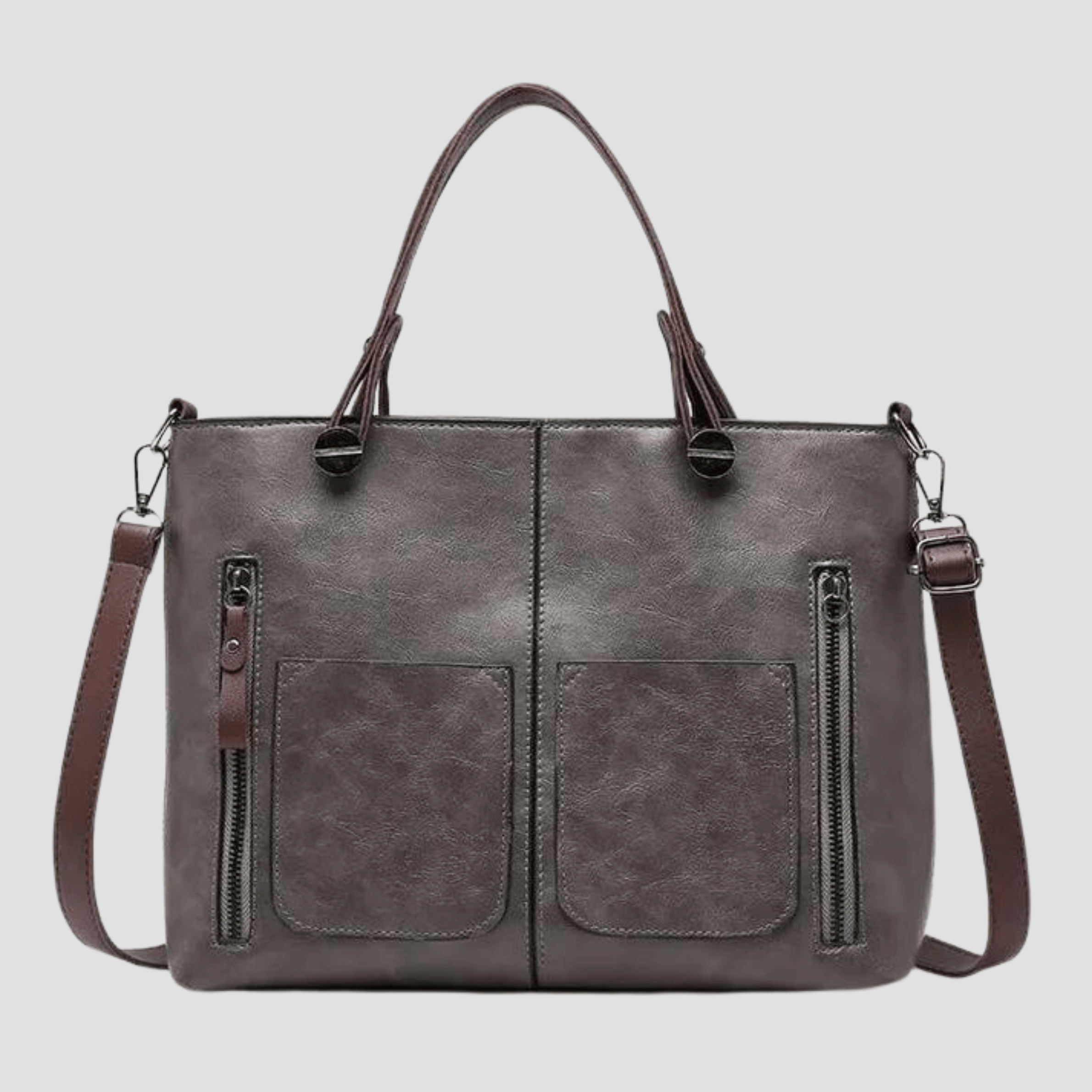 Chic Retro Leather Shoulder Bag