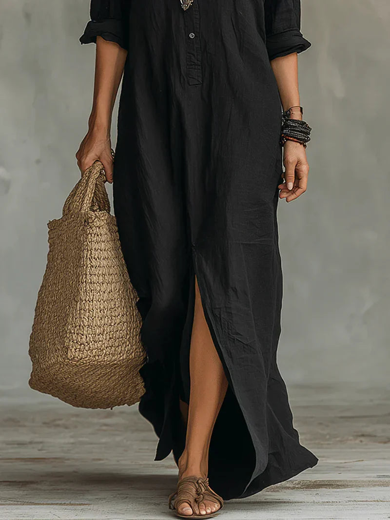 WILLOW | Een comfortabele maxi-jurk met een flatterend silhouet. Veelzijdig voor dagelijks gebruik