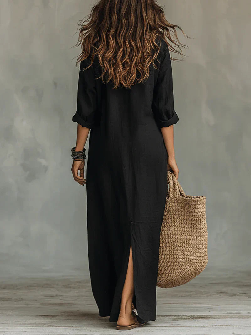 WILLOW | Een comfortabele maxi-jurk met een flatterend silhouet. Veelzijdig voor dagelijks gebruik