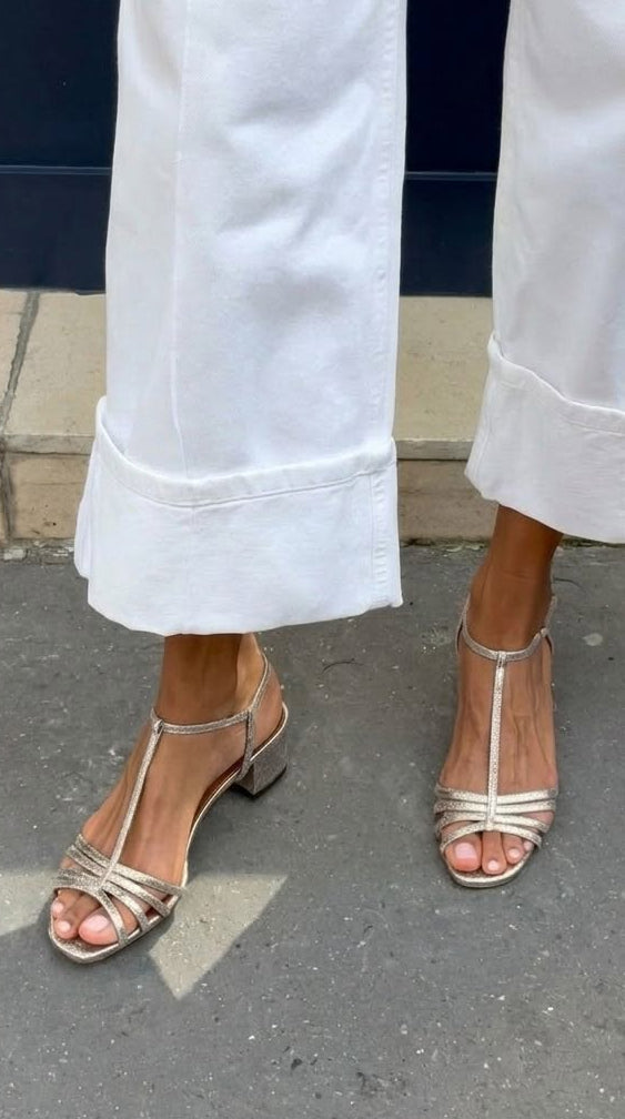 Allegra | Gouden sandalen: elegantie voor elke dag