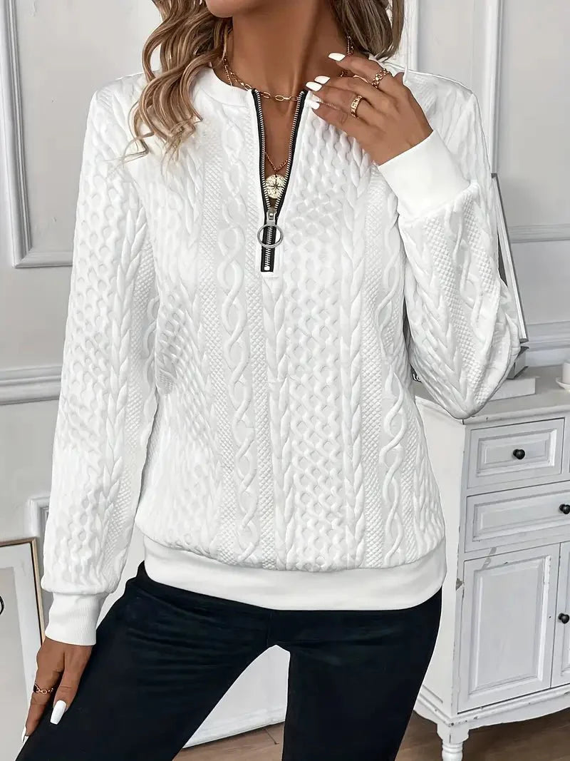Amy™ | Trui met rits