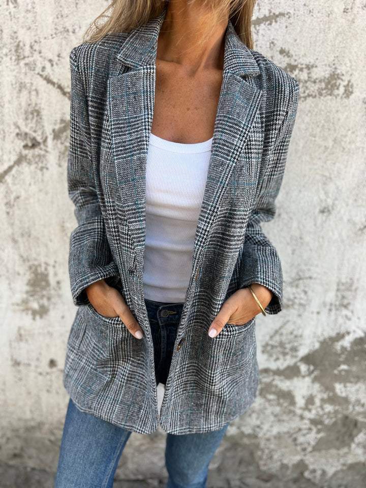 Annabella | Casual Geruite Blazer