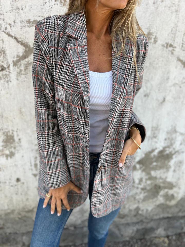 Annabella | Casual Geruite Blazer