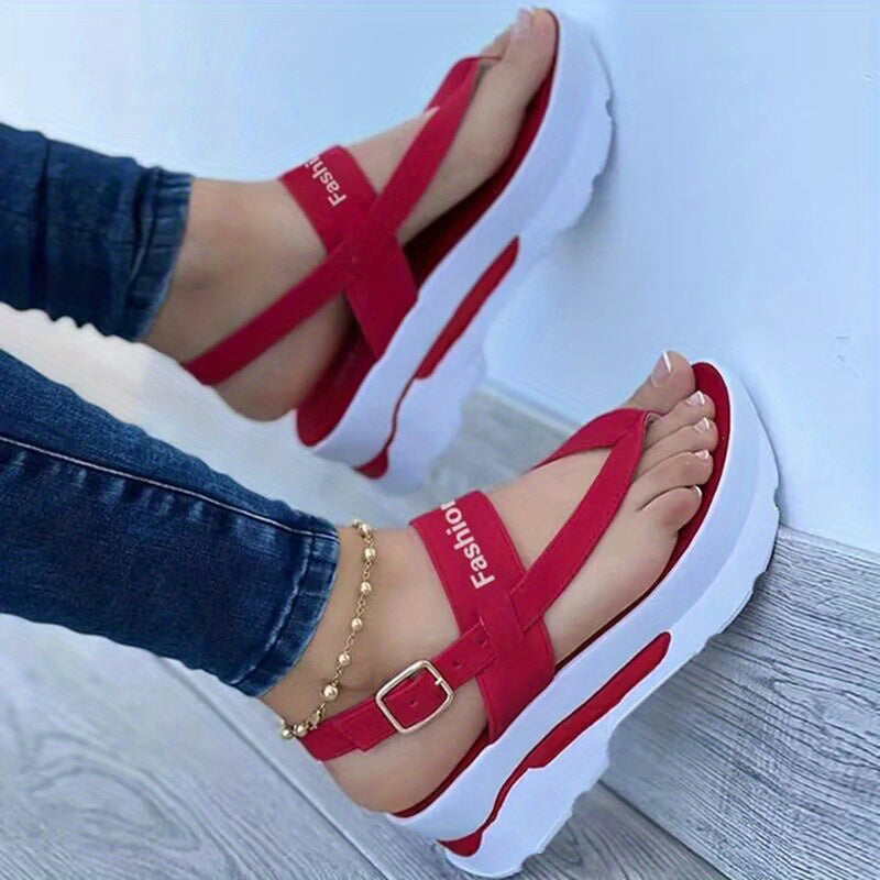 Susan - Orthopedic Platform Thong Sandals