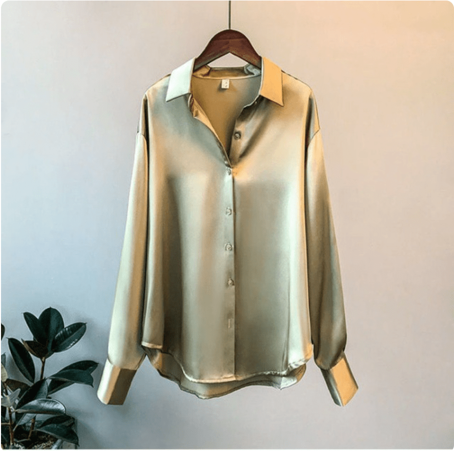 Camicia™ | Satijnen blouse voor dames