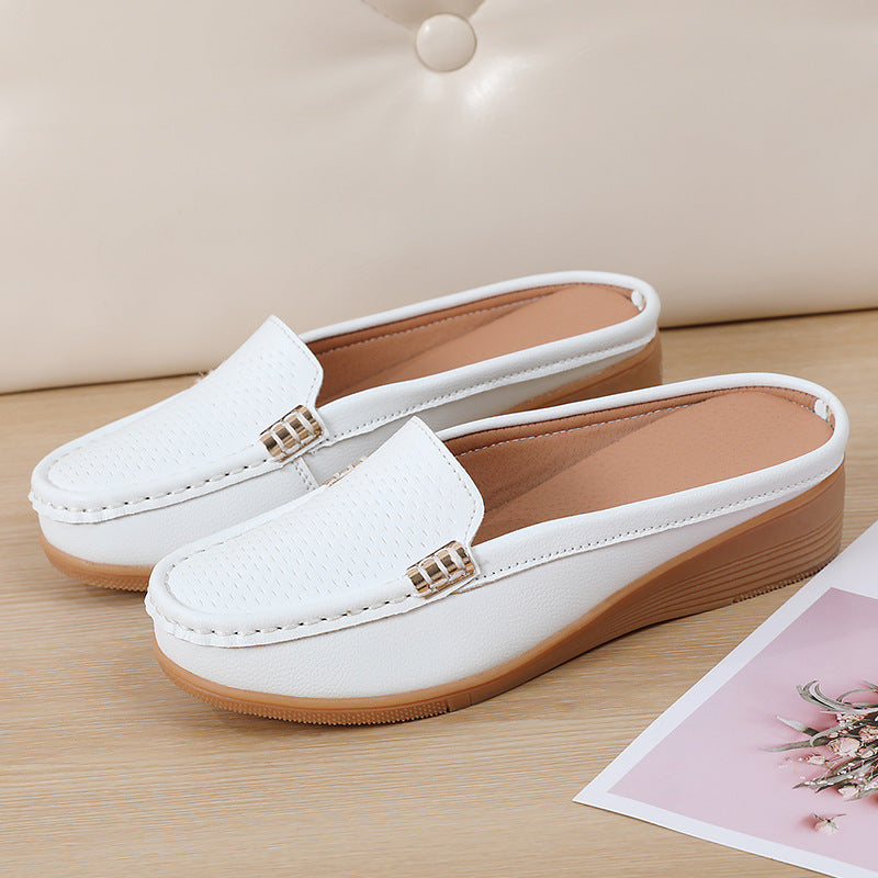 Alisha - Slip-on, lightweight, leather, everyday, orthopedic moccasins