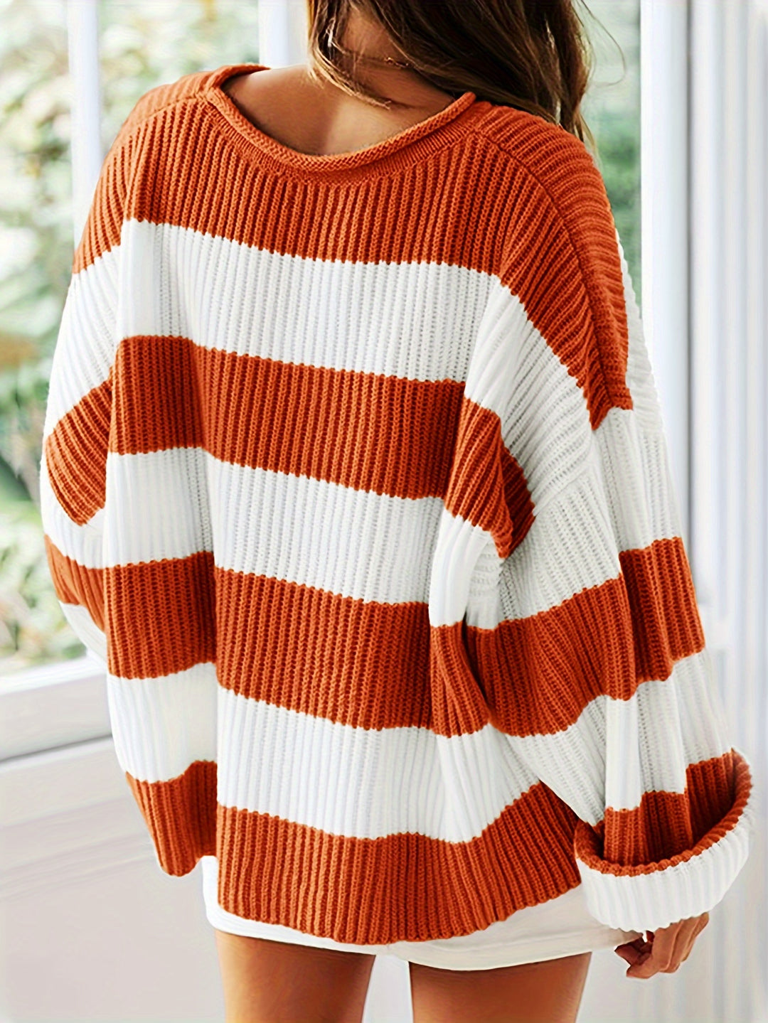Chloe | Gestreepte pullover met ronde hals