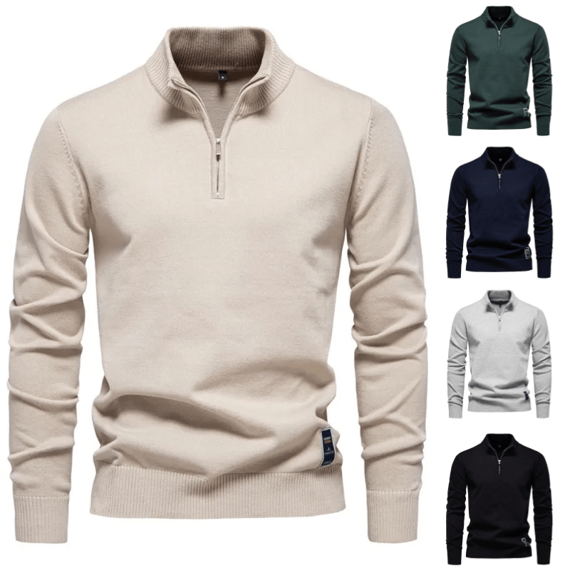 Daan I Pullover met zip