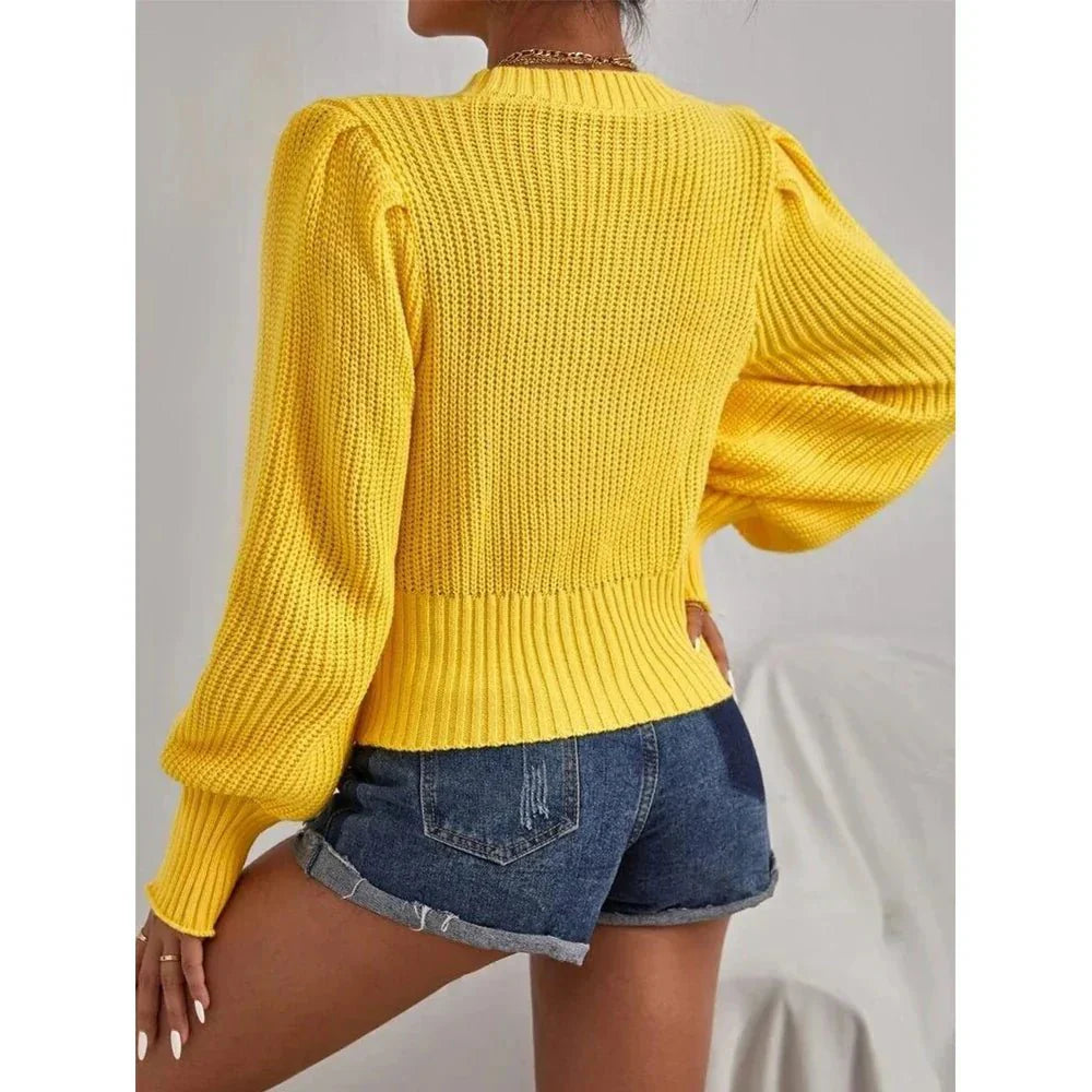 Delilah™ l Gebreide Twist Sweater