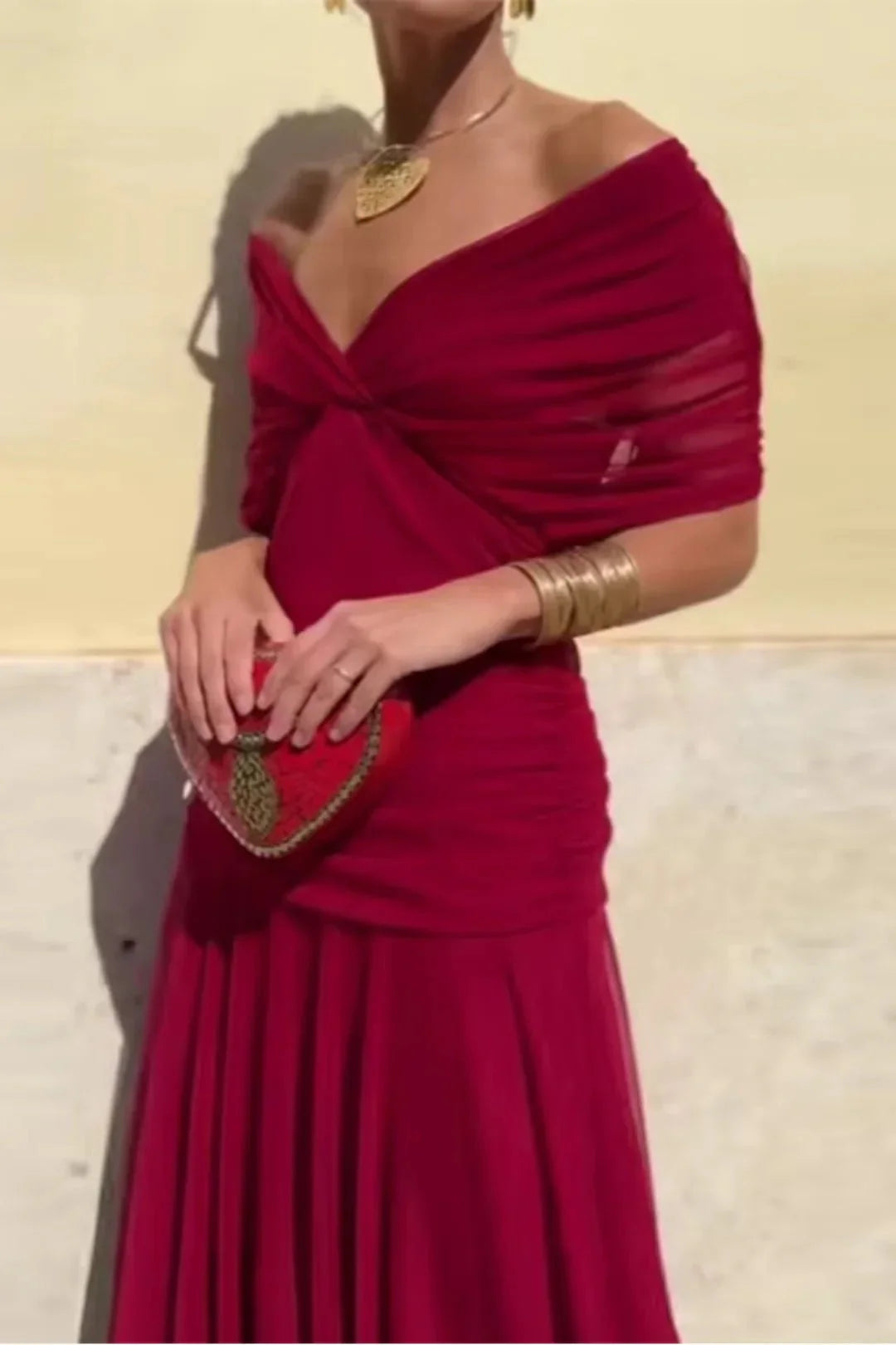 Elodie | Elegante maxi-jurk met V-hals