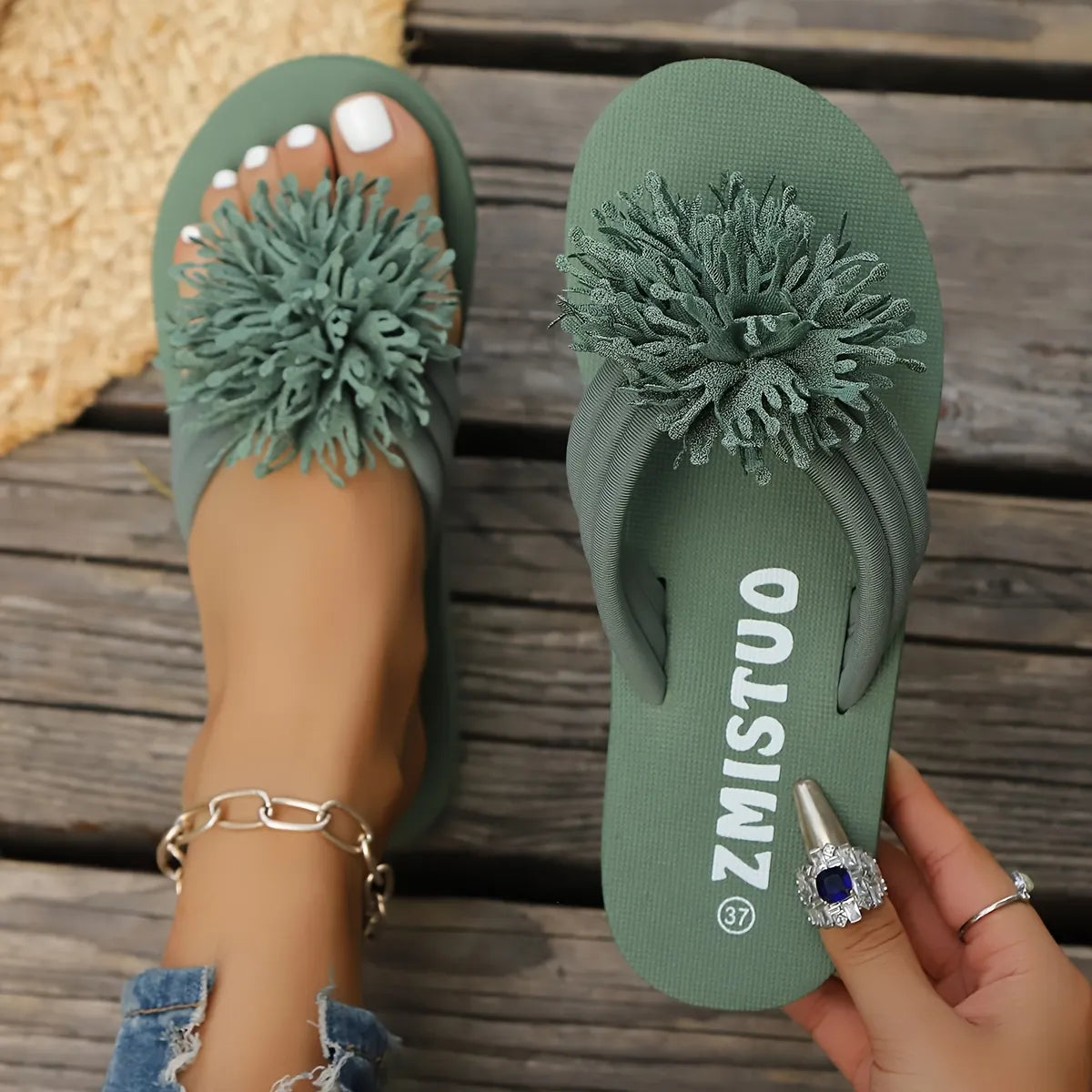 Noralle™ | Bloemenslippers voor dames