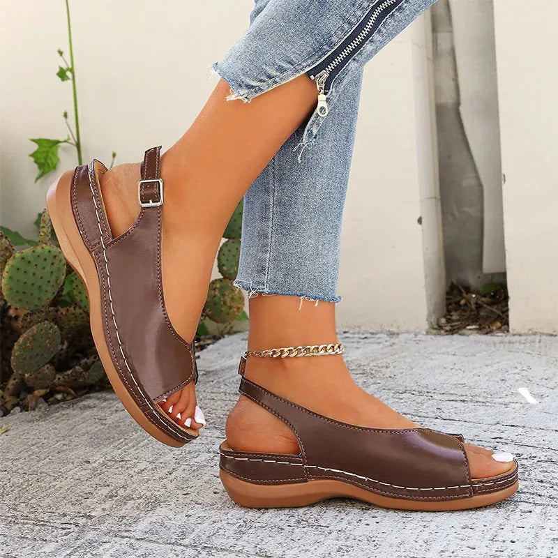 Laia™ | Orthopedische sandalen met open tenen in vintage-stijl