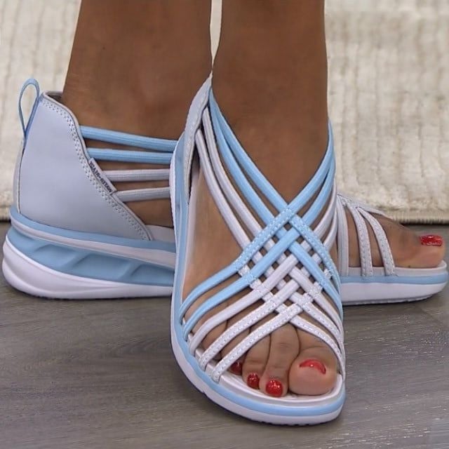 Elizabeth - Lichtgewicht, ademende orthopedische sandalen met schokdempende zolen